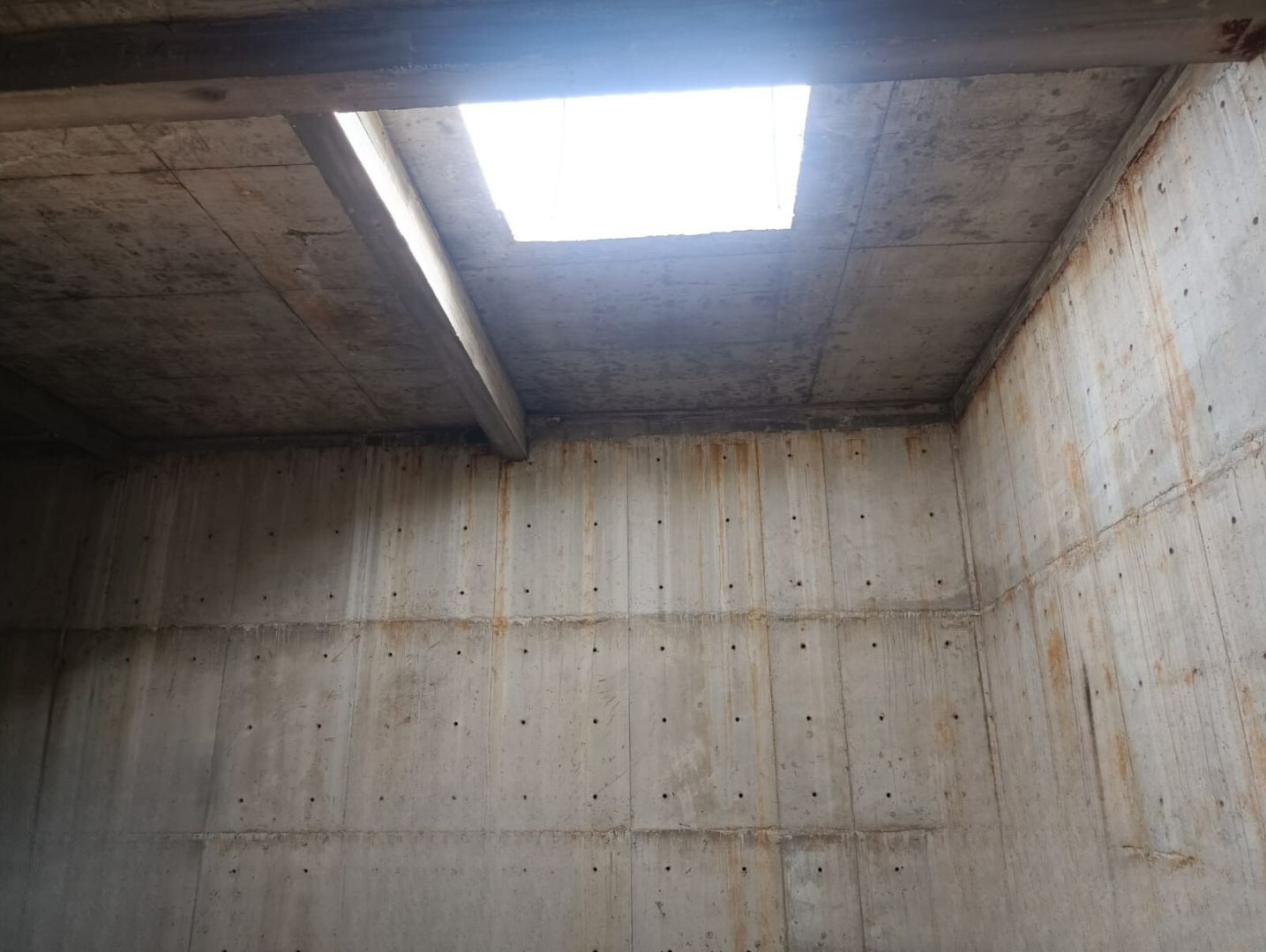 Obra híbrida em concreto armado e steel frame, detalhe 3