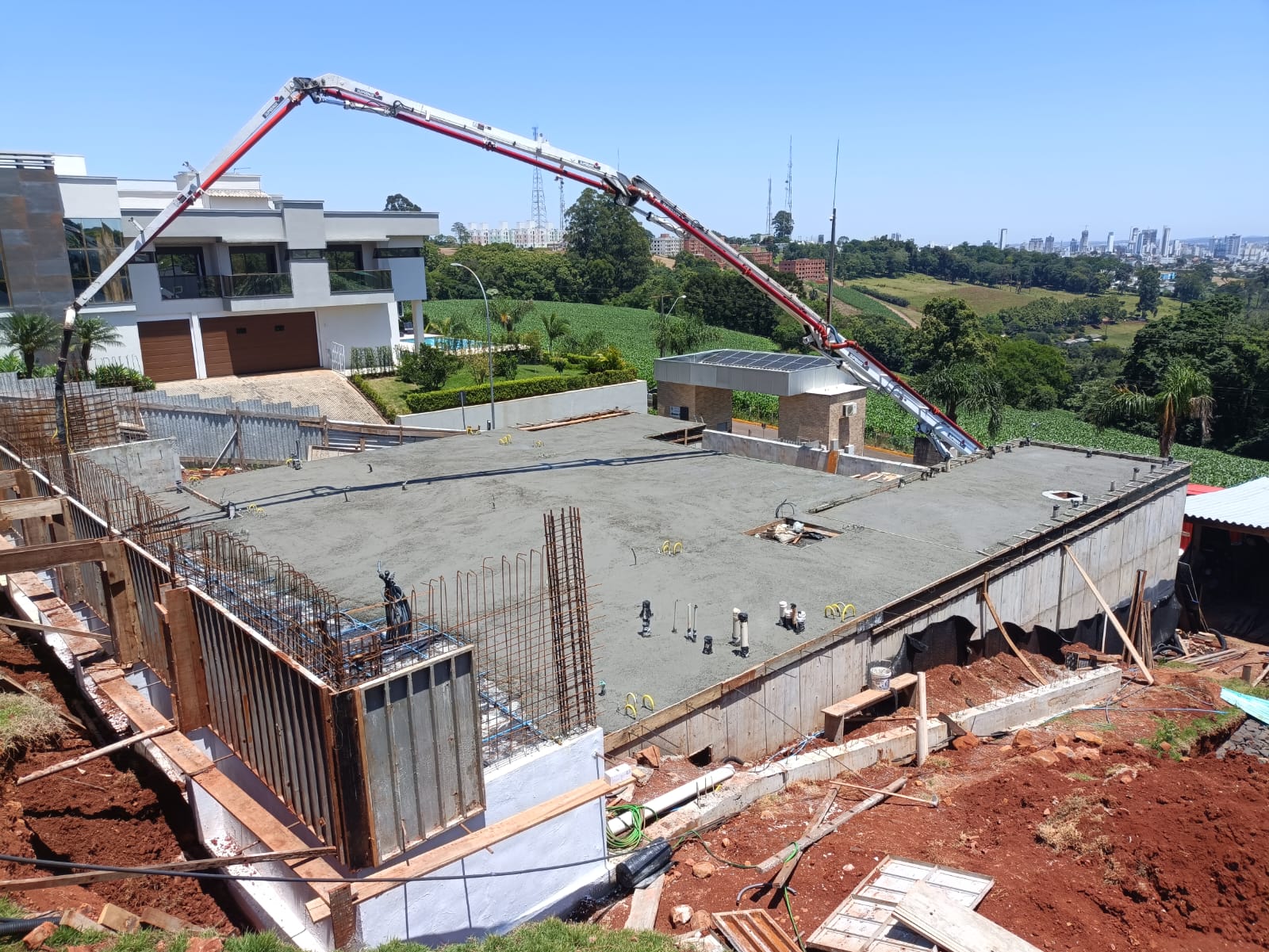 Laje pronta em concreto armado